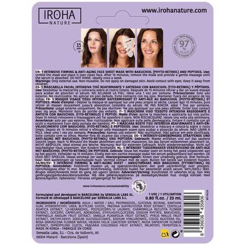 Iroha Nature - Firming & Anti-age Backuchiol & Peptides Firming Face Mask