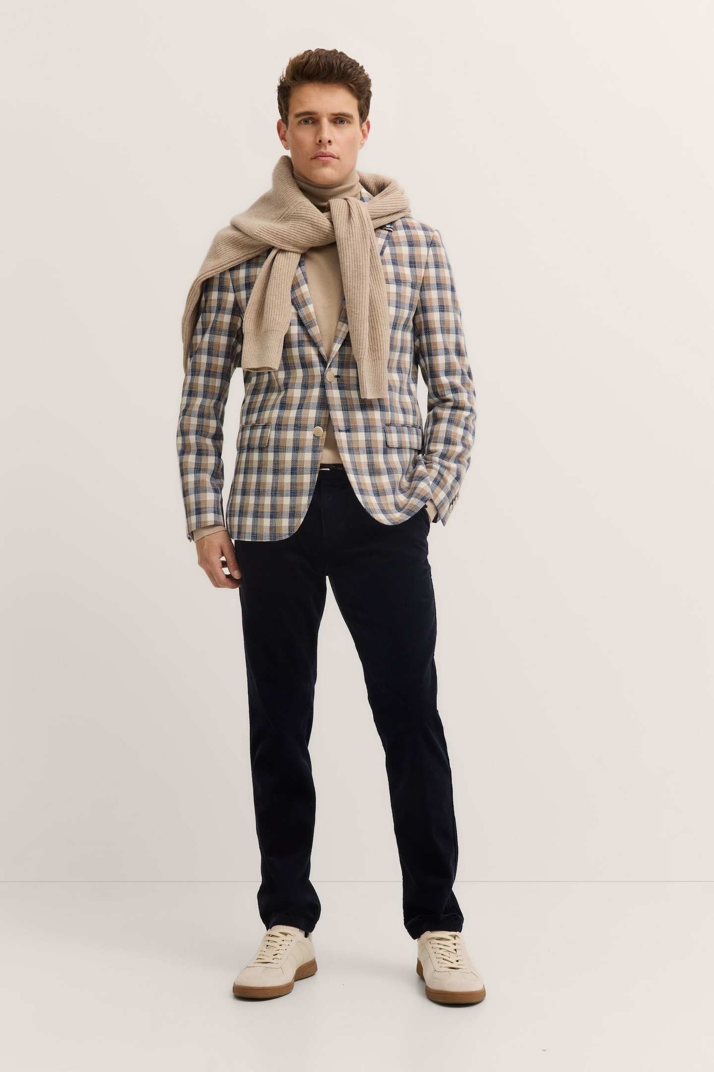 bugatti Sakko »Modern Fit«, kariert mit Stretch-Futter