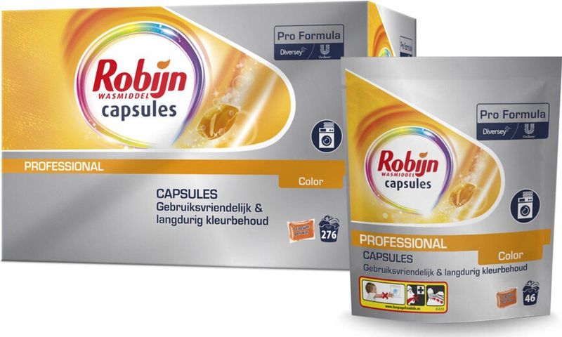 Robijn - Pro Formula - Wasmiddel Capsules - Color - 46 Stuks