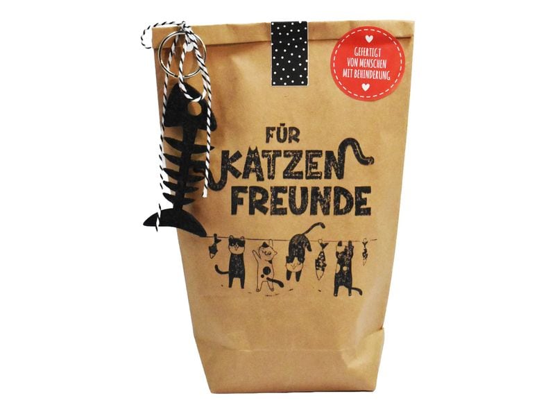 Wunderle Mitbringsel Wundertüte Katzen Freunde Geschenktüte für Katzenliebhaber