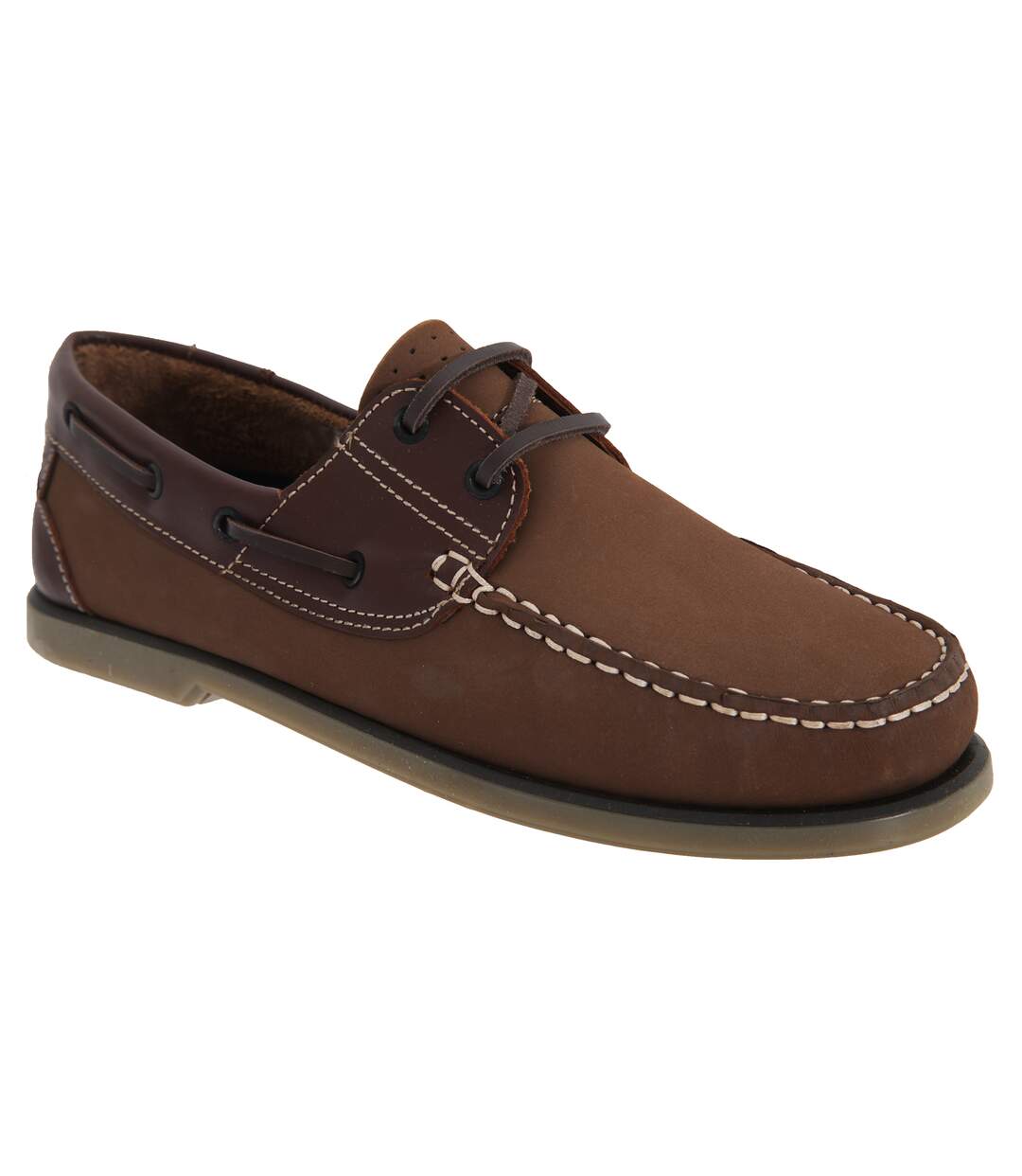 Dek - Chaussures bateau - Homme (Nubuck marron) - UTDF676