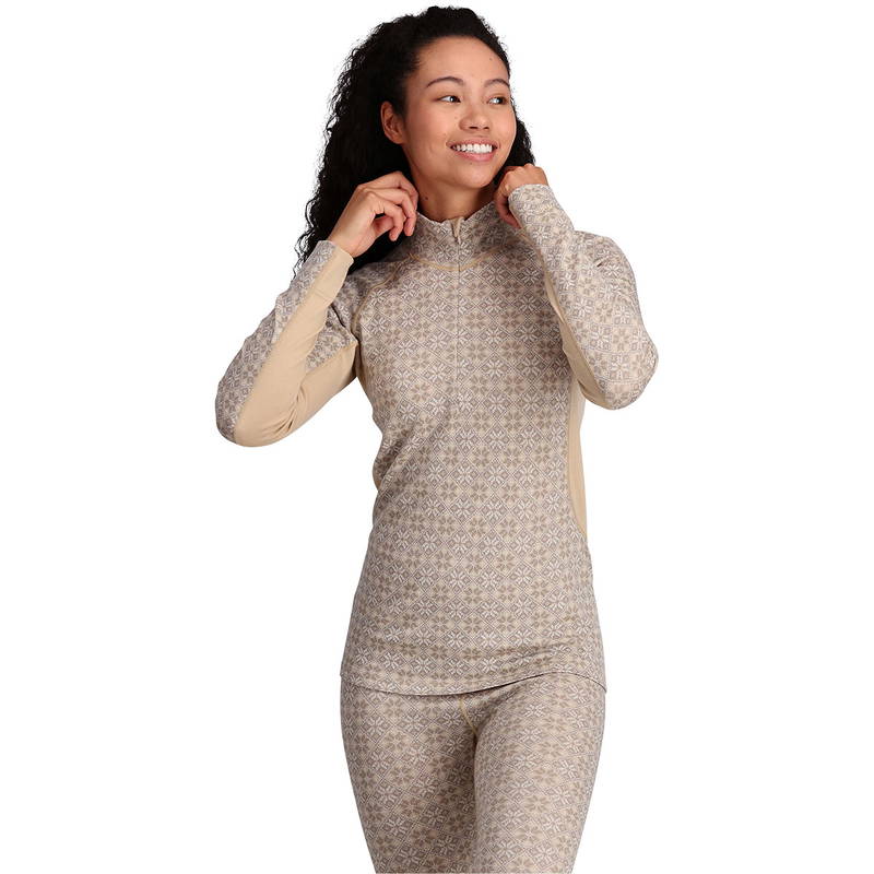 Kari Traa Rose Merinould Light 1/2 Zip Skiundertrøje Dame