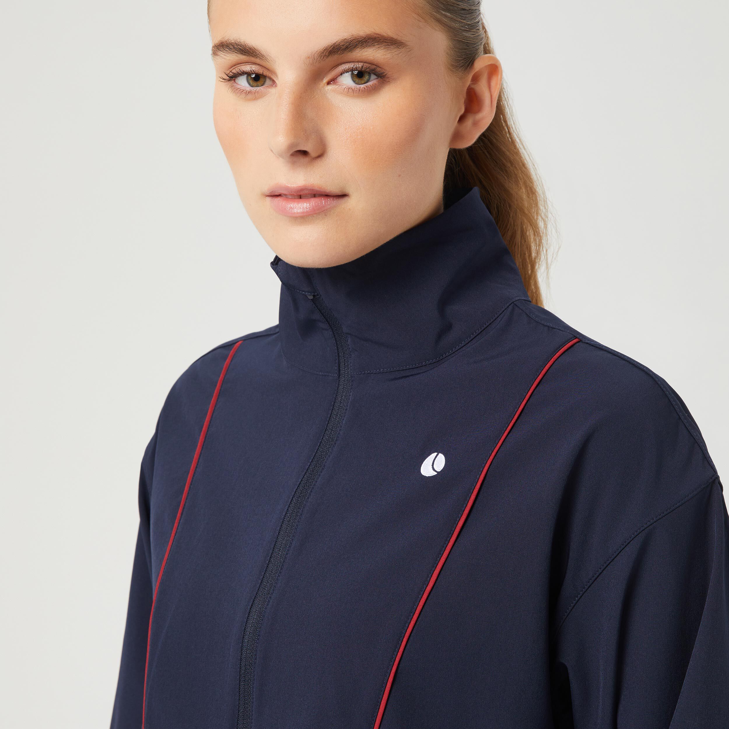 Björn Borg Ace Woven Track Veste De Survêtement Femmes - Bleu Foncé
