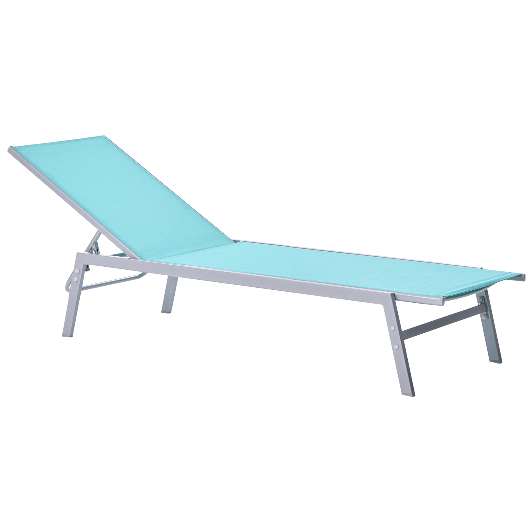 Beliani - NOLI - Strandstoel - Turquoise - Polyester