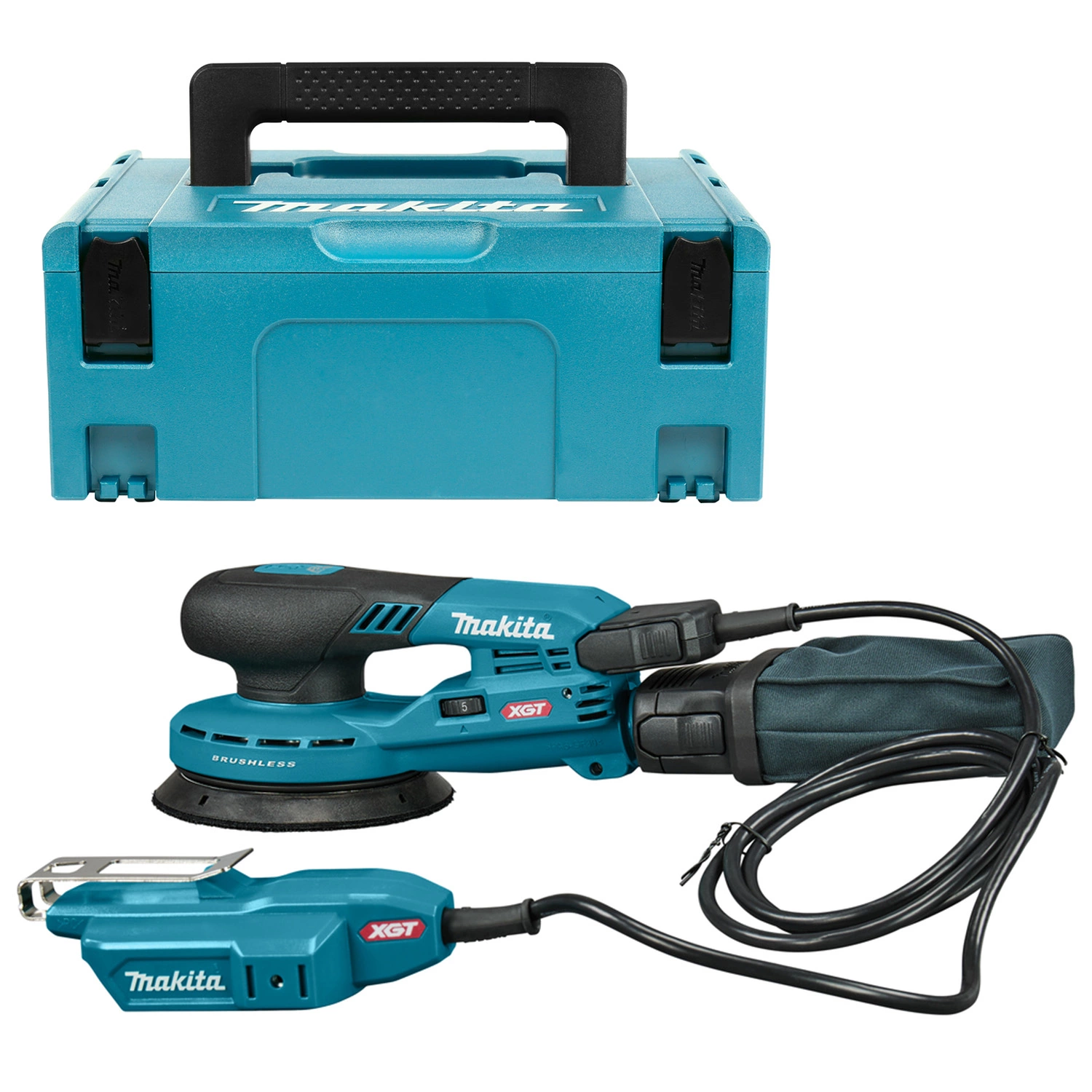 Makita BO001CGZJNL XGT 40V Li-ion accu Exentrische schuurmachine in Mbox - 125mm