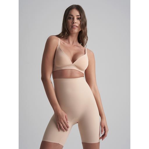 Bye Bra Sculpting High Waist Shorts, Beige, XXL