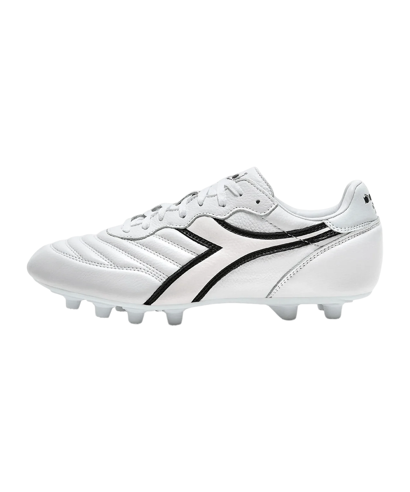 Diadora Brasil LT+ MDPU FG Weiss Schwarz FC0351