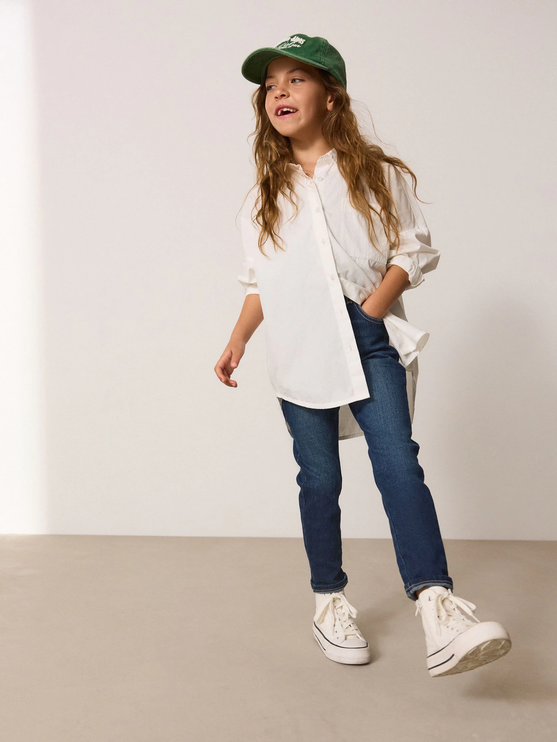 Donker gewassen denim - Skinny jeans (3-16 jr)