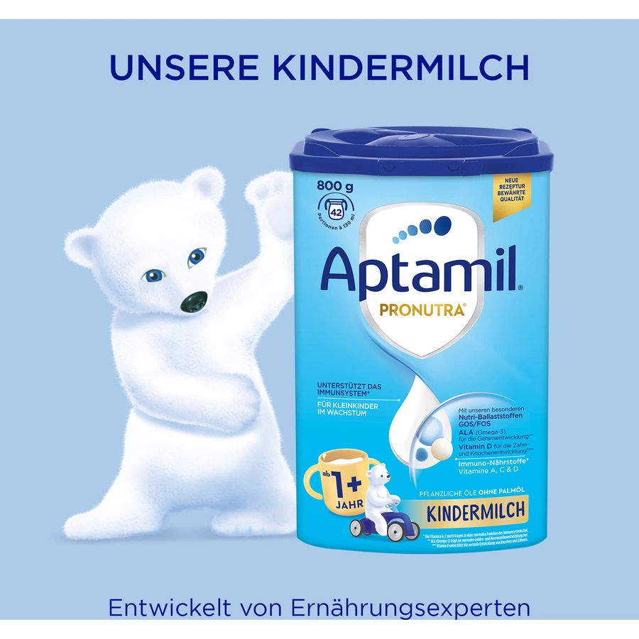 Aptamil Kindermilch 1+ Pronutra 6x 800g ab dem 1. Jahr