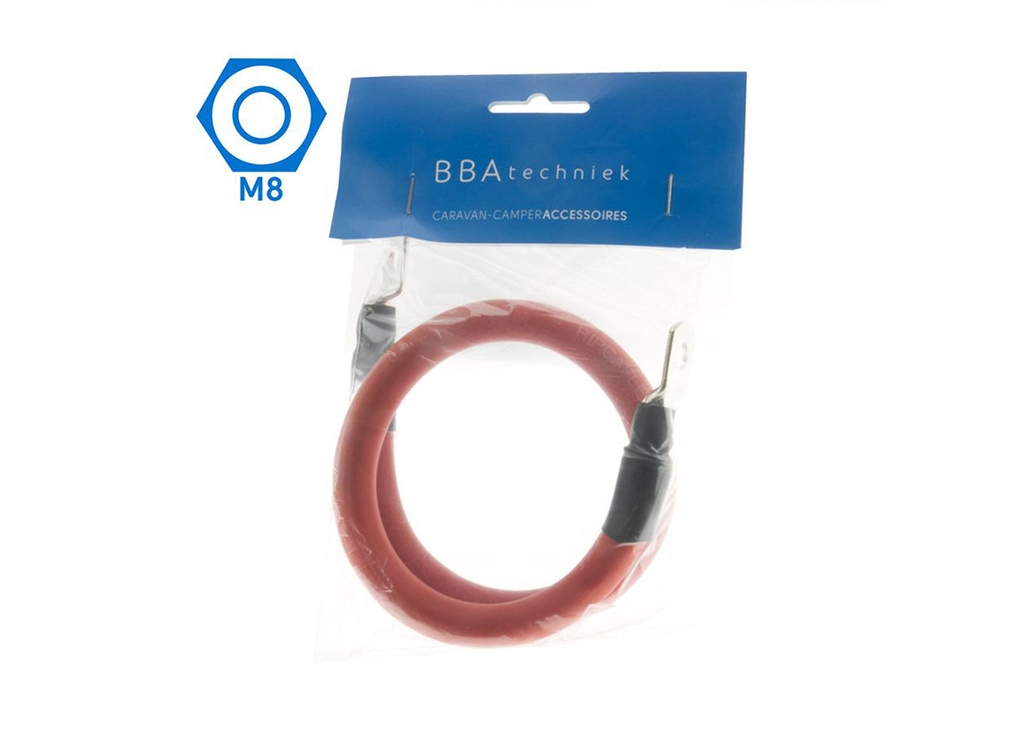 BBA 50 mm² accu kabel flexibel - red & 0,5 meter