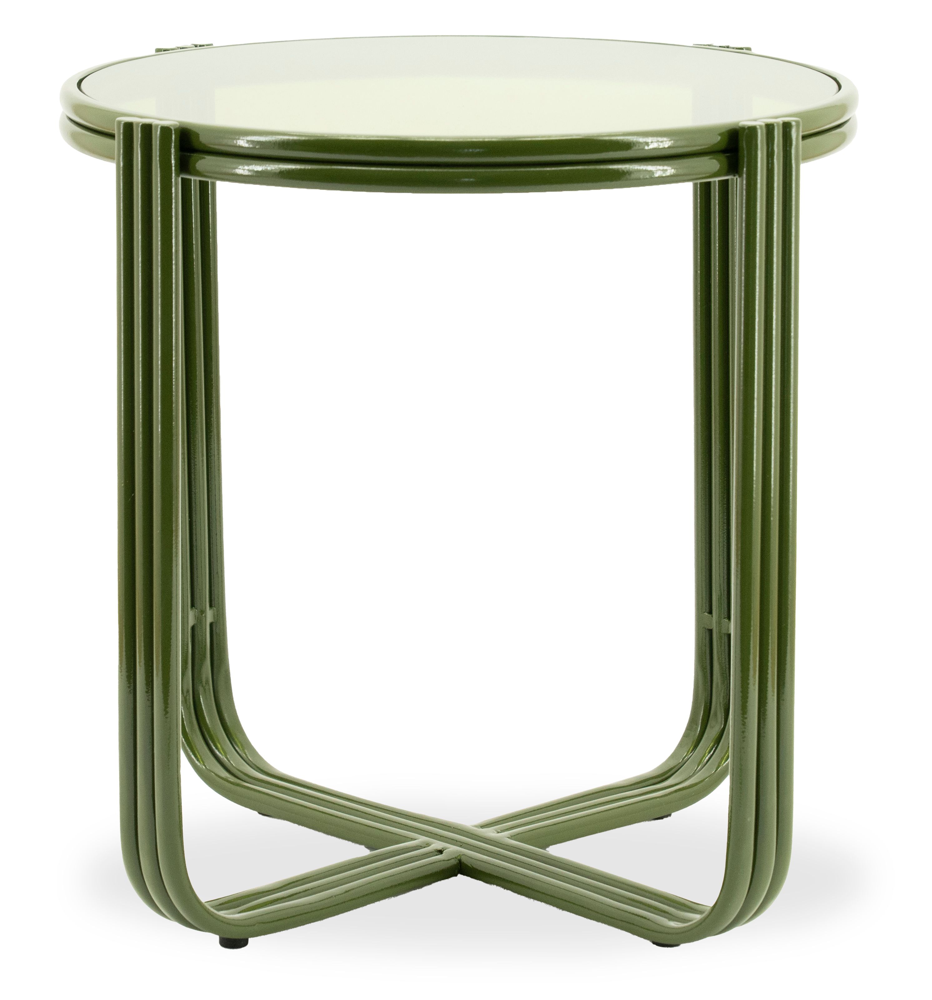 Bijzettafel Groen 250290 Groovy ⌀42.5  x H42.5 cm