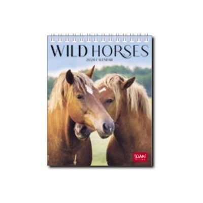Legami Photo Collection - Calendrier 2024 - 12 x 14,5 cm - chevaux sauvages