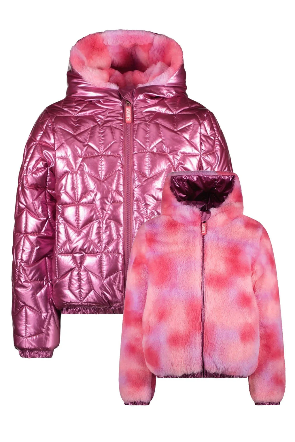 B.Nosy reversible jas winter roze