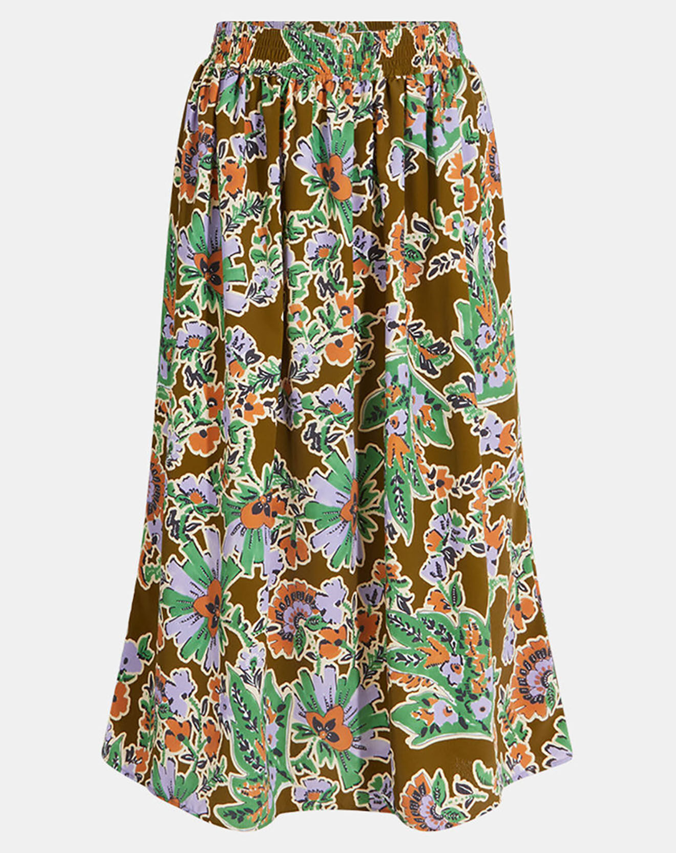 Jodhpur Jupe Rocha print fleurs multicolore