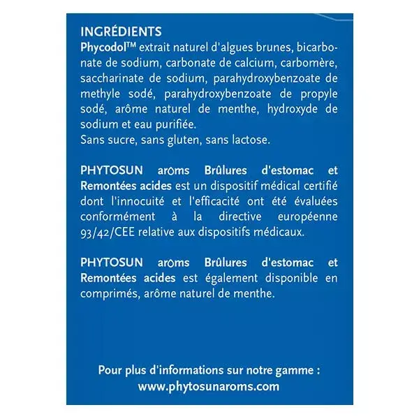 Phytosun Arôms Alívio da Azia e Refluxo Ácido 15 sachês