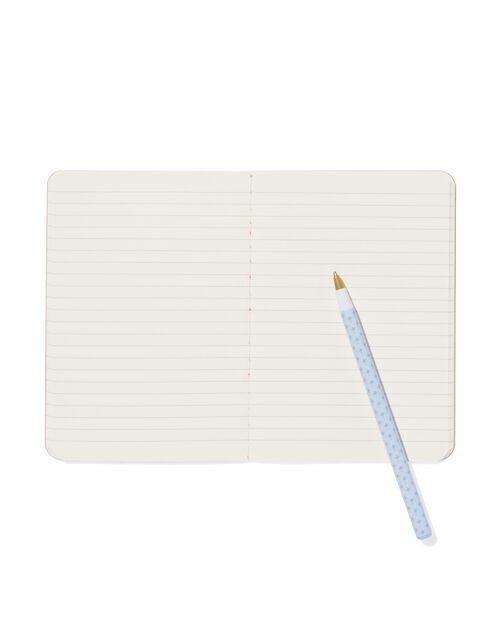carnets A6 fleurs - 3 pièces