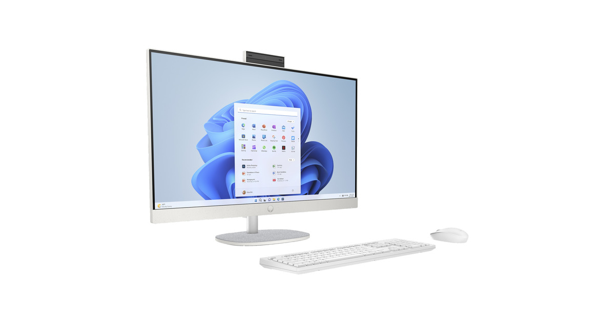 HP27-cr1070nd (AM3L3EA) all-in-one pc  (Wit | Core Ultra 7 155U | Intel Graphics | 16 GB | 512 GB SSD)