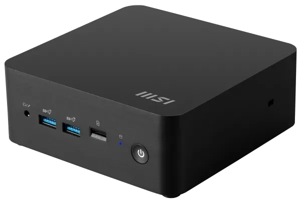 MSI Cubi NUC 13MQG 071EU - Mini PC Core i5 1345U / op til 4.7 GHz - RAM 8 GB - SSD 512 GB - NVMe - Intel Iris Xe Graphics - IEEE 802.11ax (Wi-Fi 6E), Bluetooth 5.3, Gigabit Ethernet, 2.5 Gigabit Ethernet - Win 11 Pro - skærm: ingen - sort