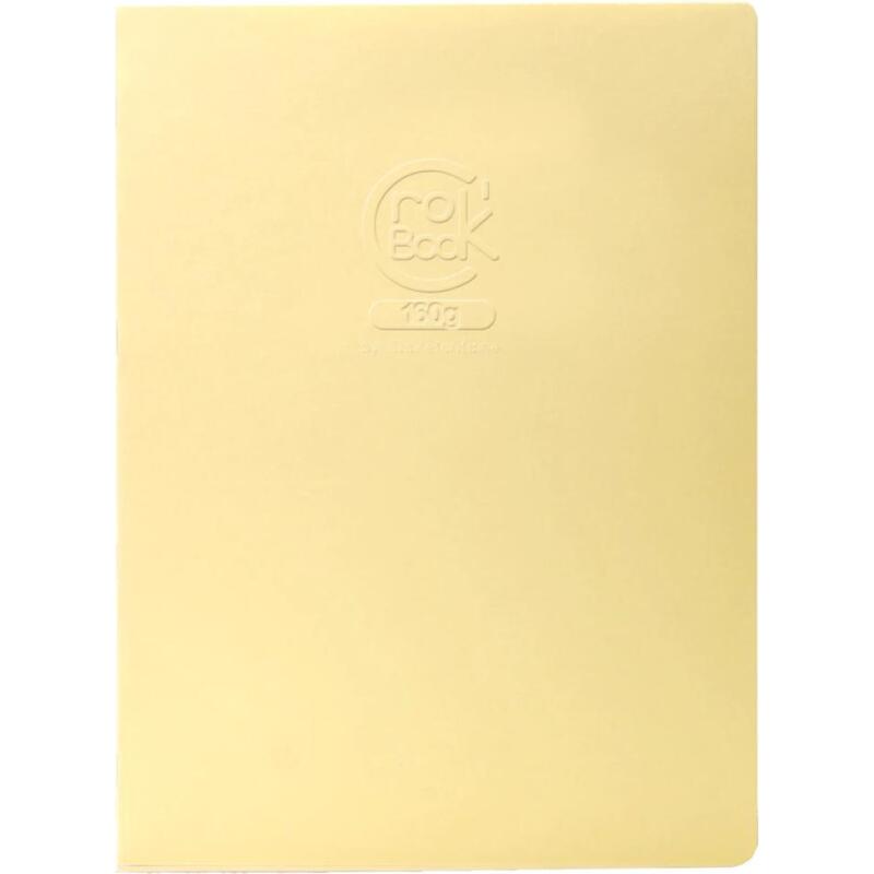 Crok'Book carnet piqué 20F 24x32cm 160g - Aléatoire
