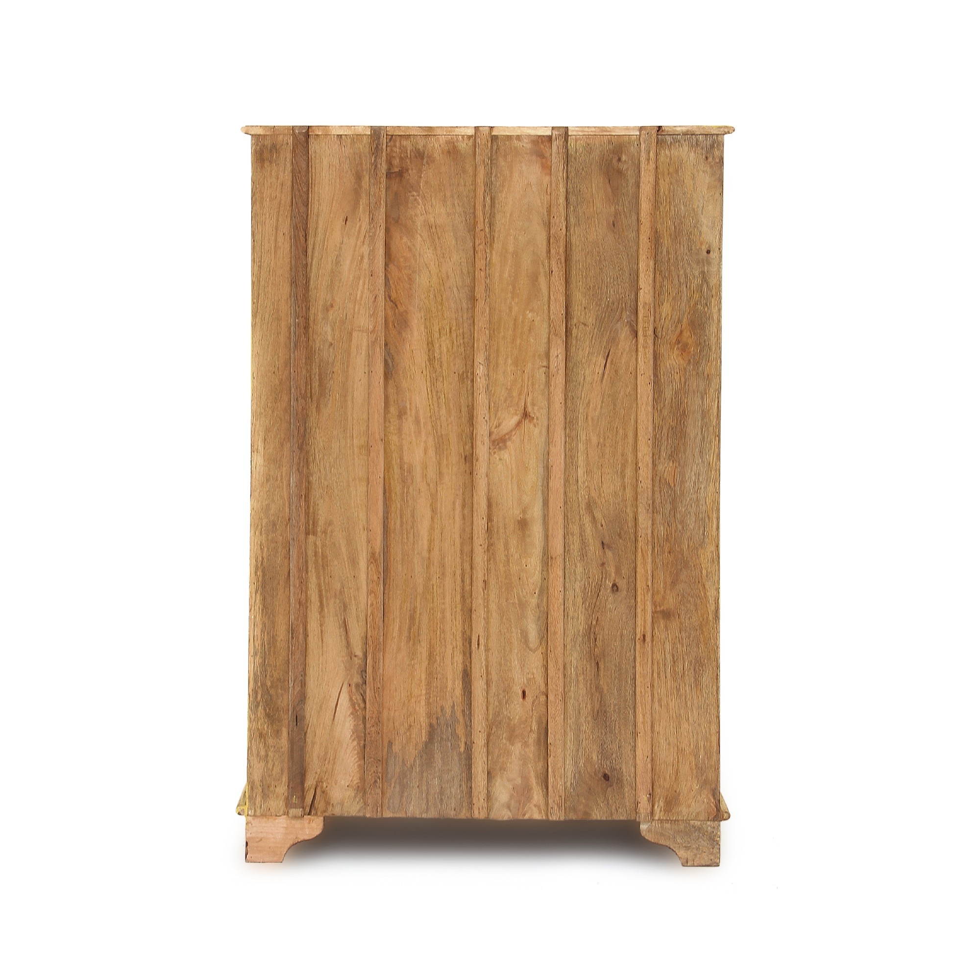 Schrank 'Mewar', gelb, B 96 cm, H 140 cm, T 40 cm von fischer's lagerhaus