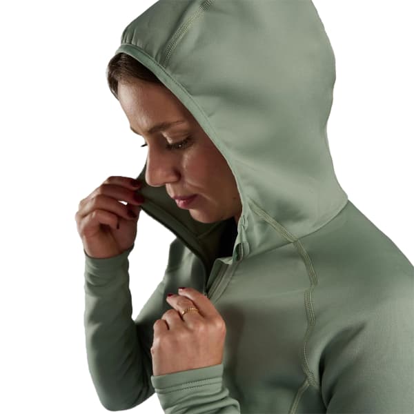 Veste polaire randonnée MONTANE FURY HOODIE W PALE SAGE
