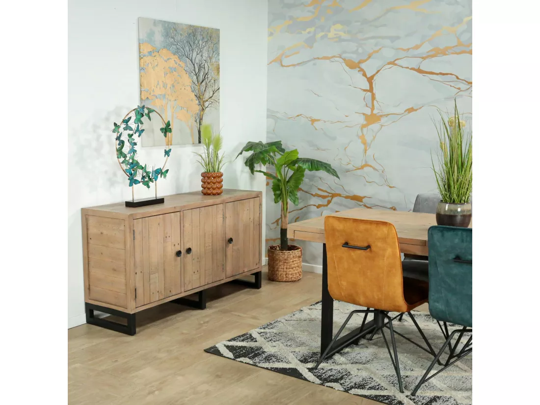 Buffet en bois recyclé 3 portes AUCKLAND
