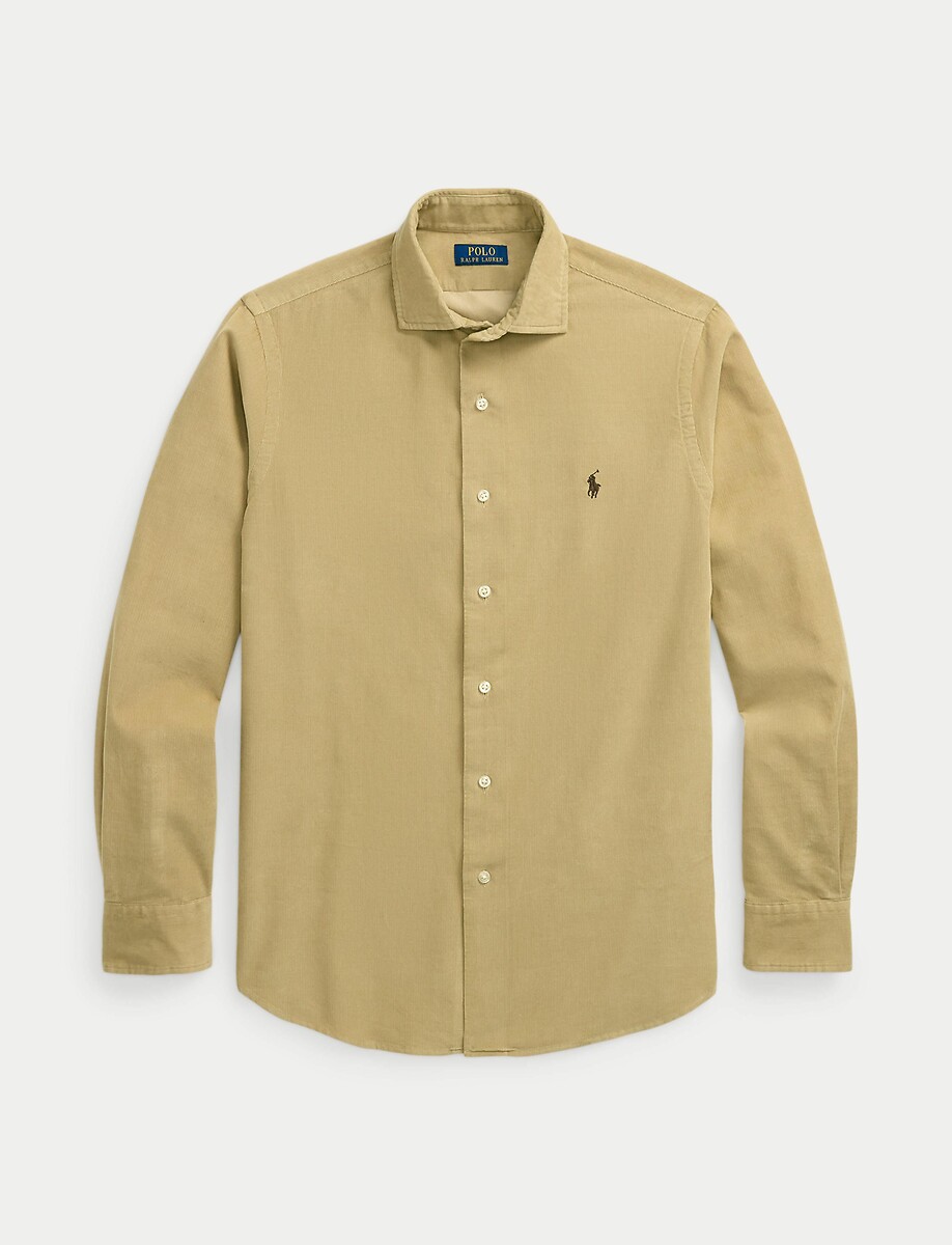 Camisa de veludo cotelê de manga comprida POLO RALPH LAUREN