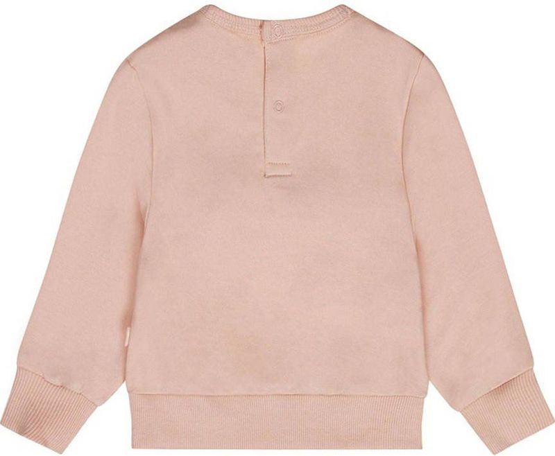 Dirkje - Gebreide Trui - Licht Roze - Franjes en Patroon