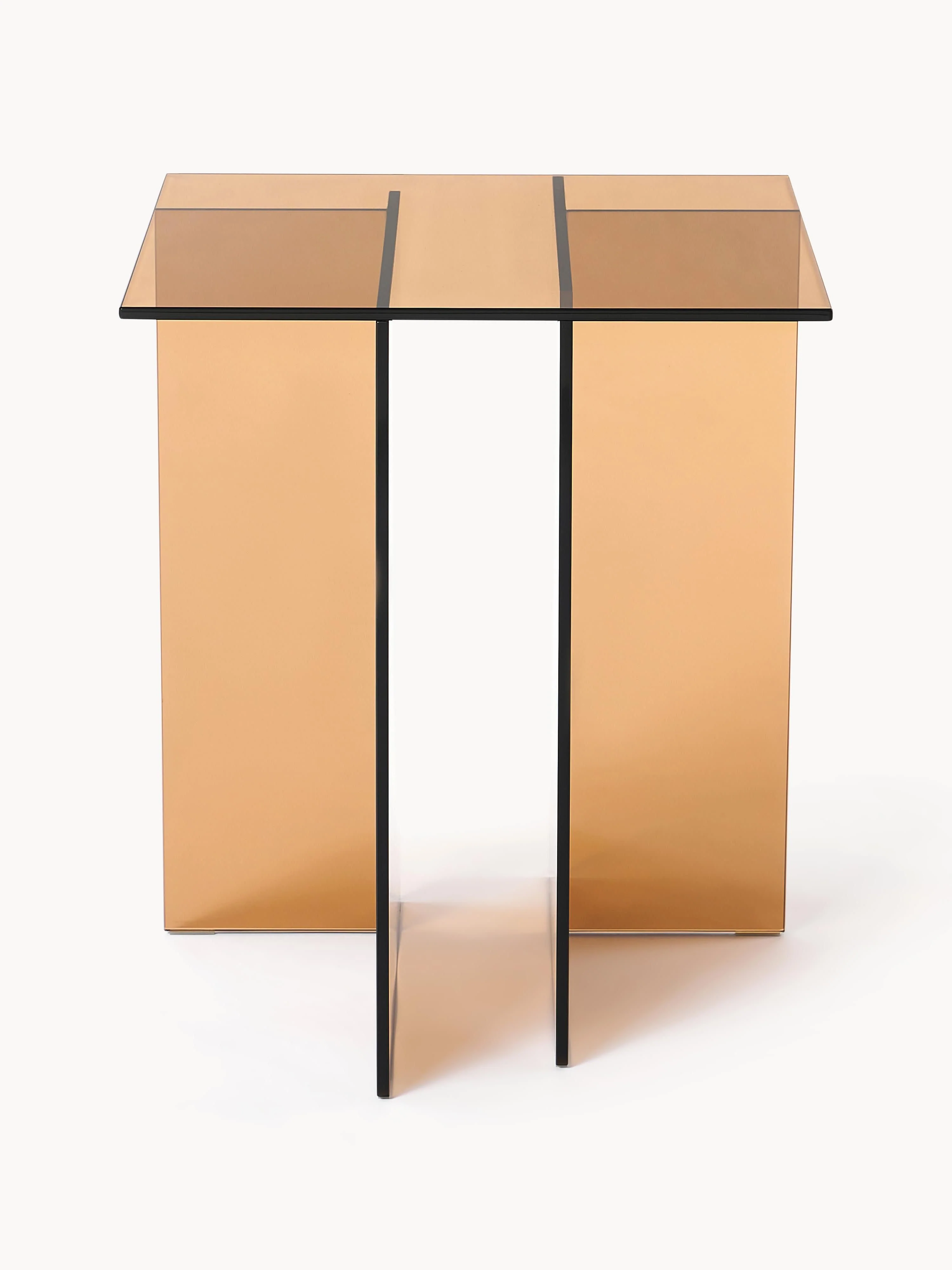 Glazen bijzettafel Anouk