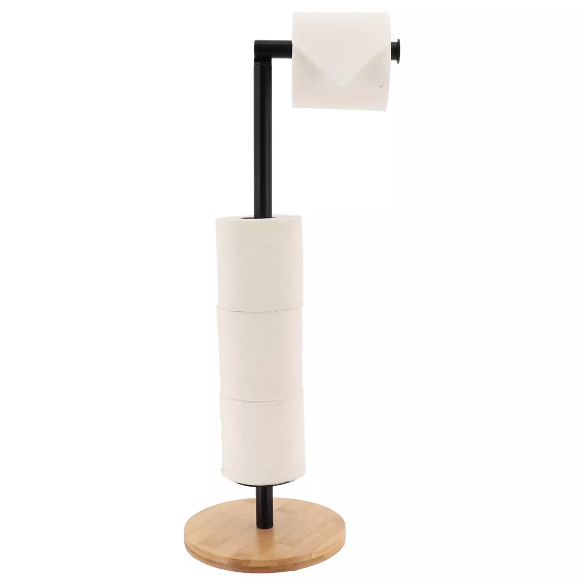 Dérouleur papier toilette avec réserve Harmonie Noir
