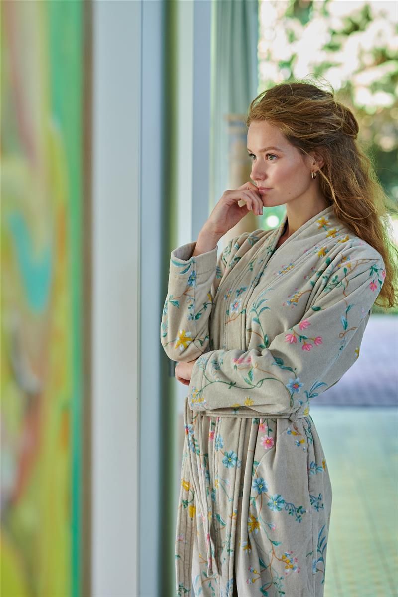 Bademantel PIP STUDIO Velour LES FLEURS XS