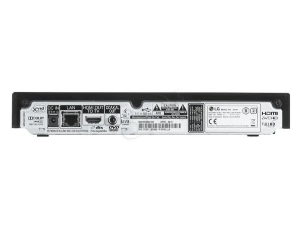 LG BP450 - 3D Blu-ray-skivespiller - Eksklusiv - Ethernet