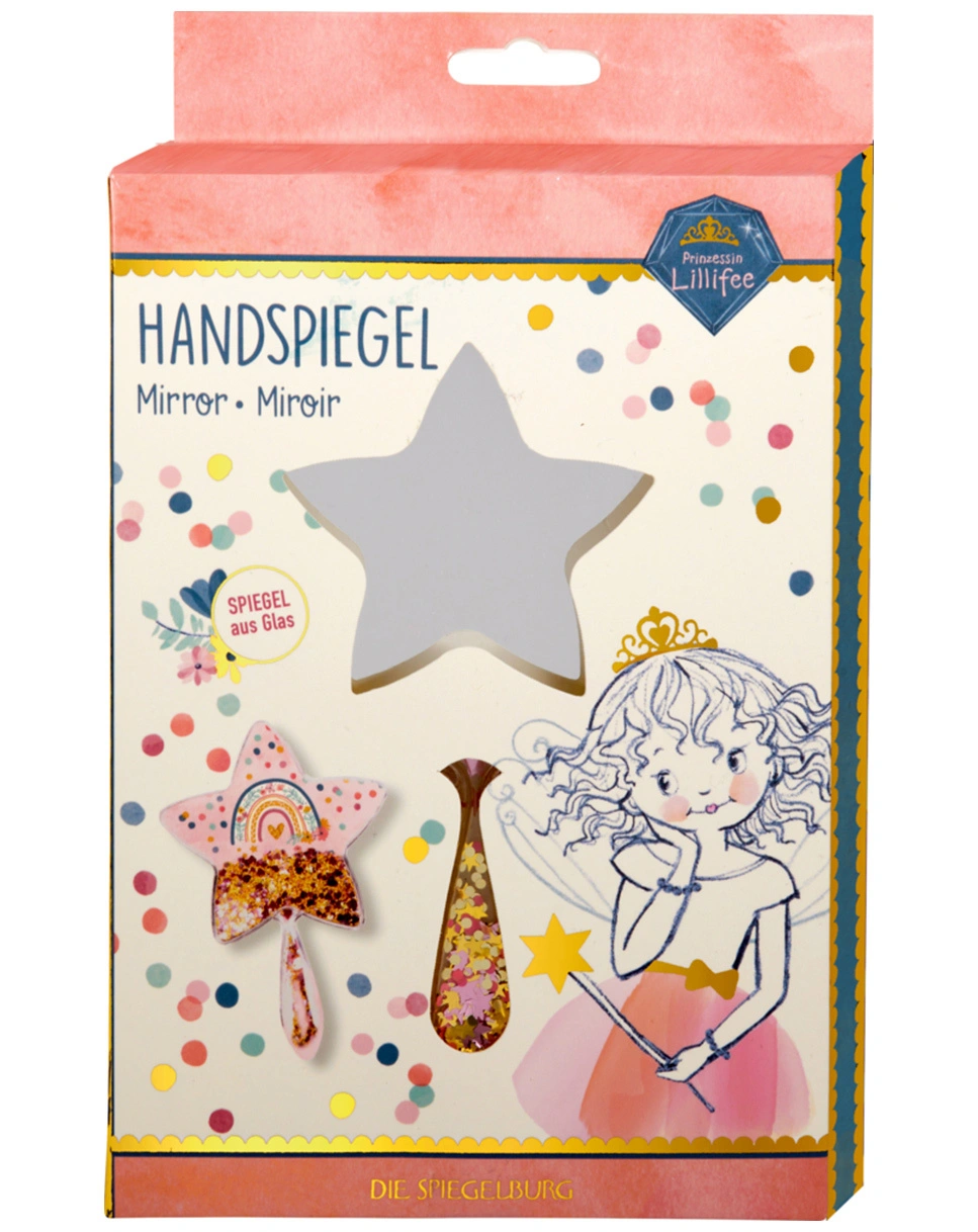 Handspiegel PRINZESSIN LILLIFEE - GLITTER & GOLD