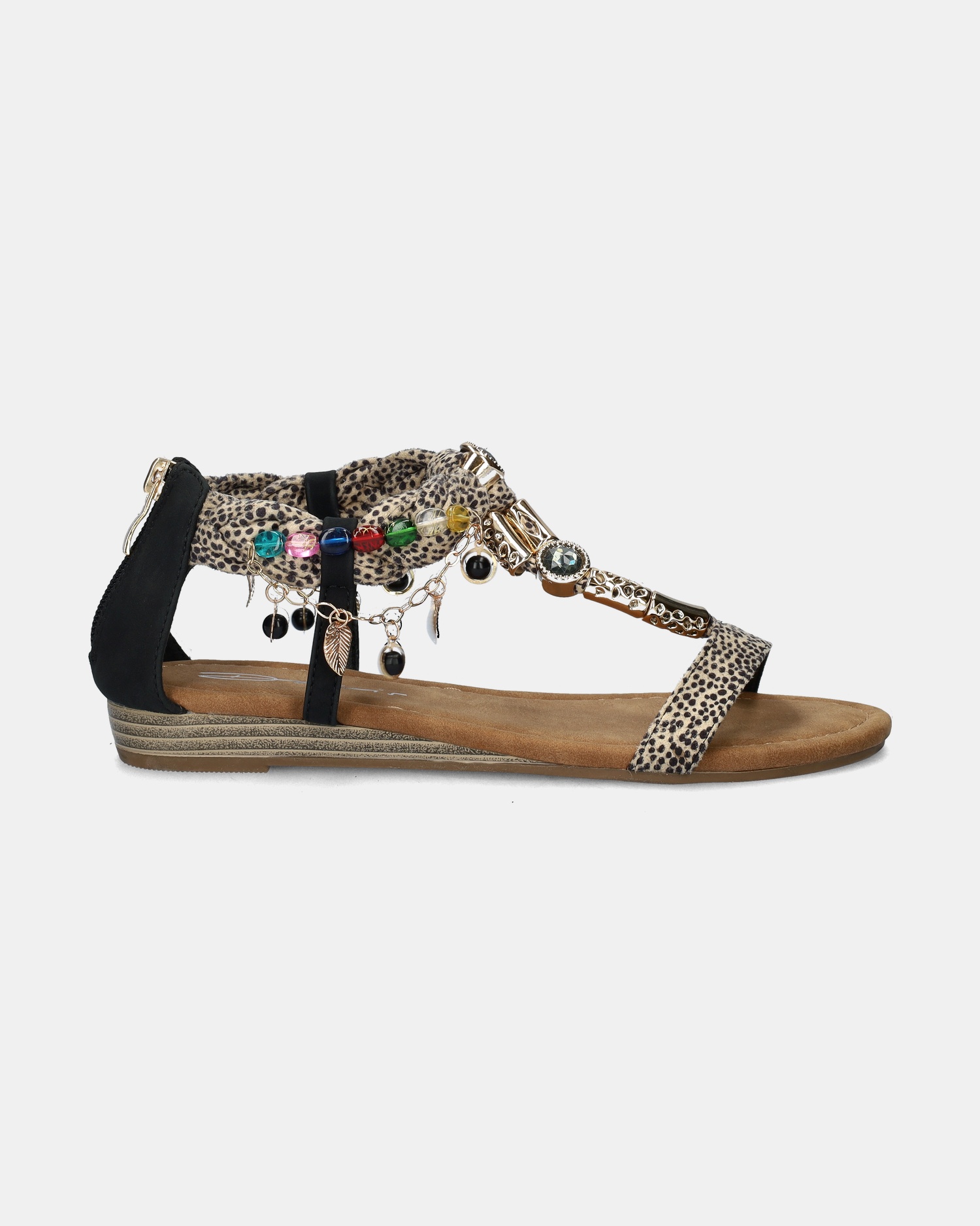 Dolcis Sandalen  - zwart