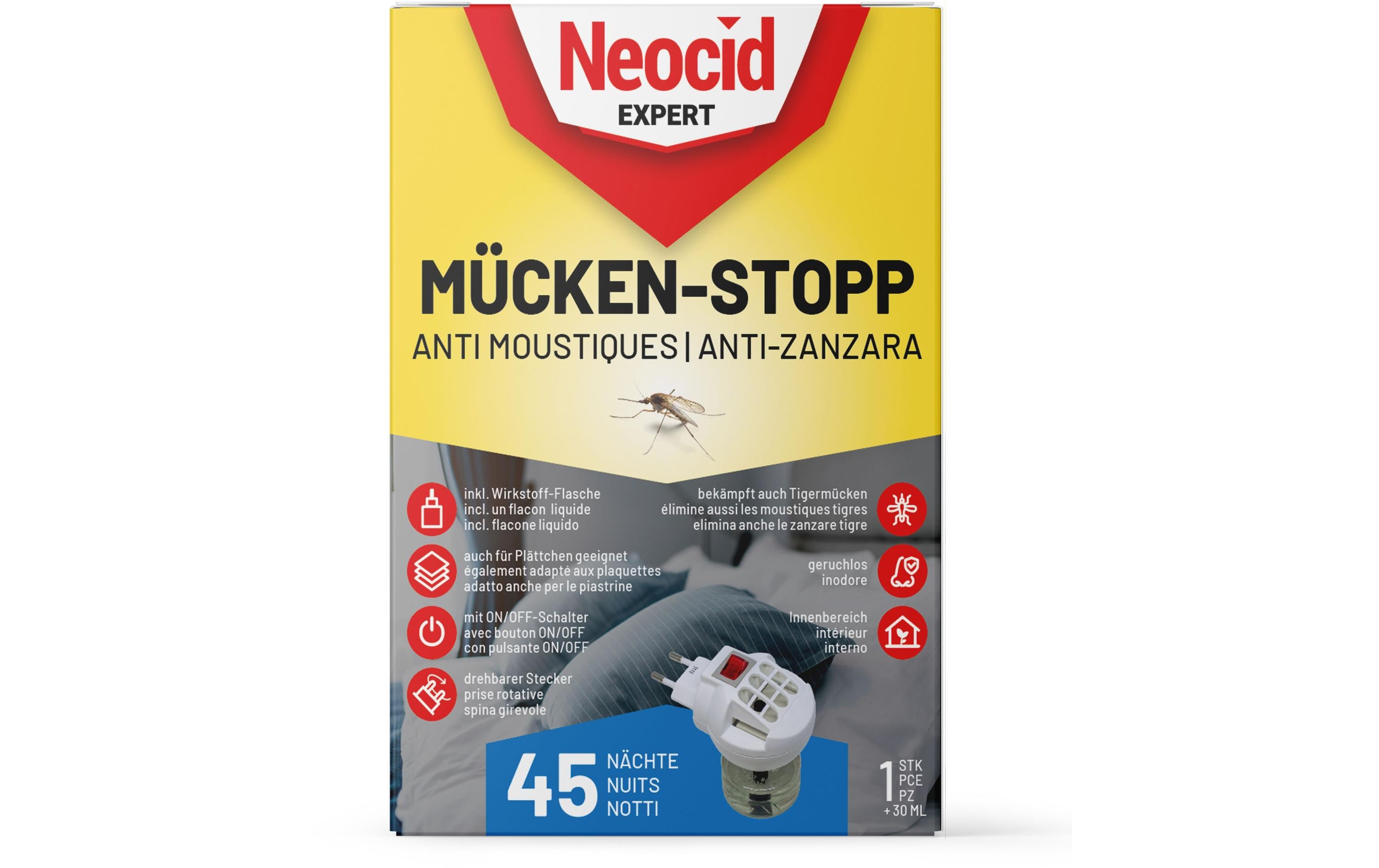 Mückenstecker Mücken-Stopp Set , 1 StückMückenstopp Kombi-Verdunster