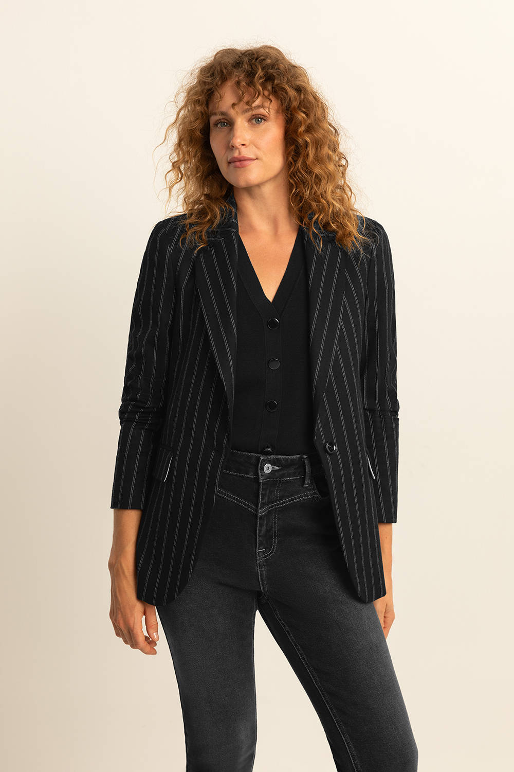 Expresso regular blazer blazer zwart