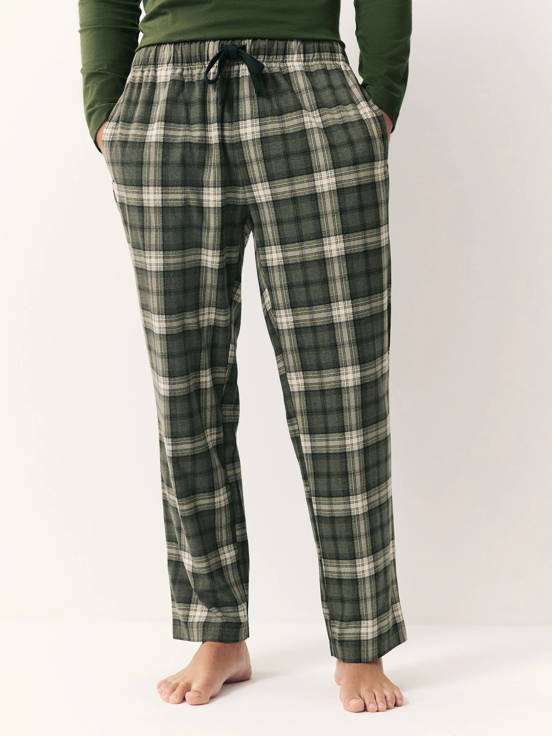 Kakigroen - Motionflex - Behaaglijke pyjama met lange mouwen