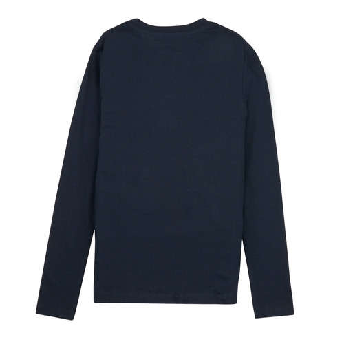 Jack & Jones - JJELOGO TEE LS ONECK 2 COL JNR - Marine