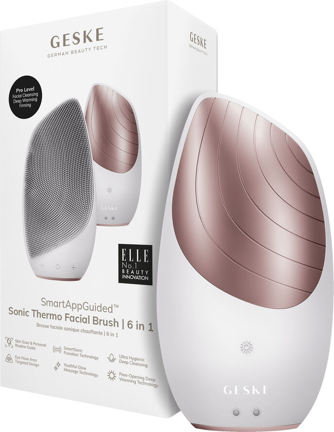 GESKE Sonic Thermo Facial Brush | 6 in 1