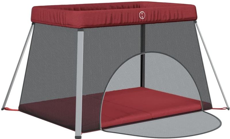 Babybox - Opvouwbaar - Aluminium - Linnen - Ademend