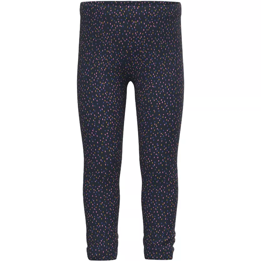 name it Fleece Leggings Dark Sapphire Dots