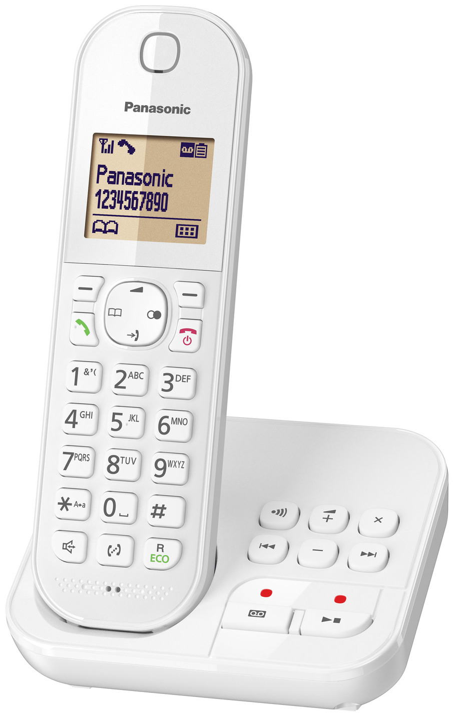Panasonic Großtasten-Telefon mit Anrufbeantworter