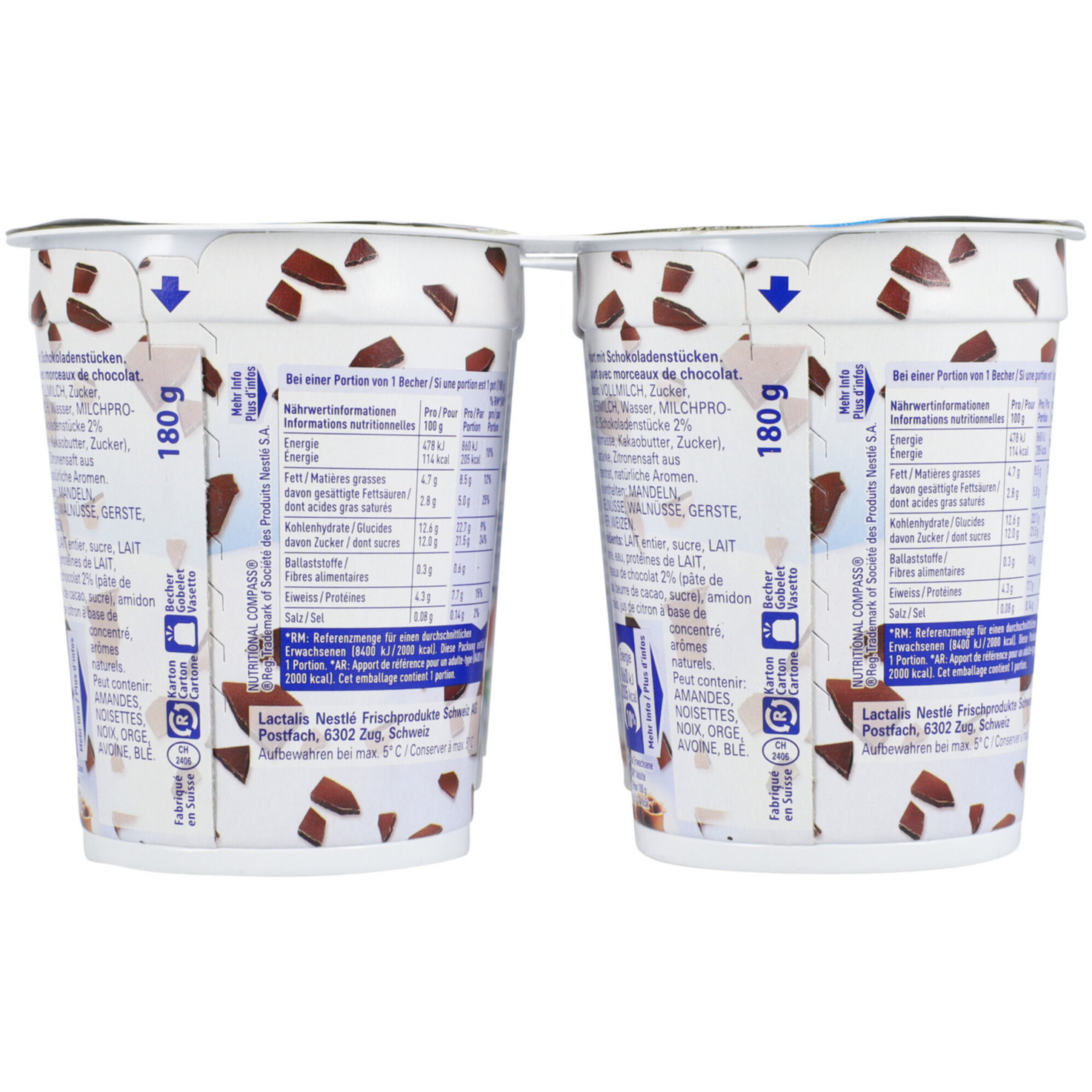 Hirz Joghurt Stracciatella 4x180g