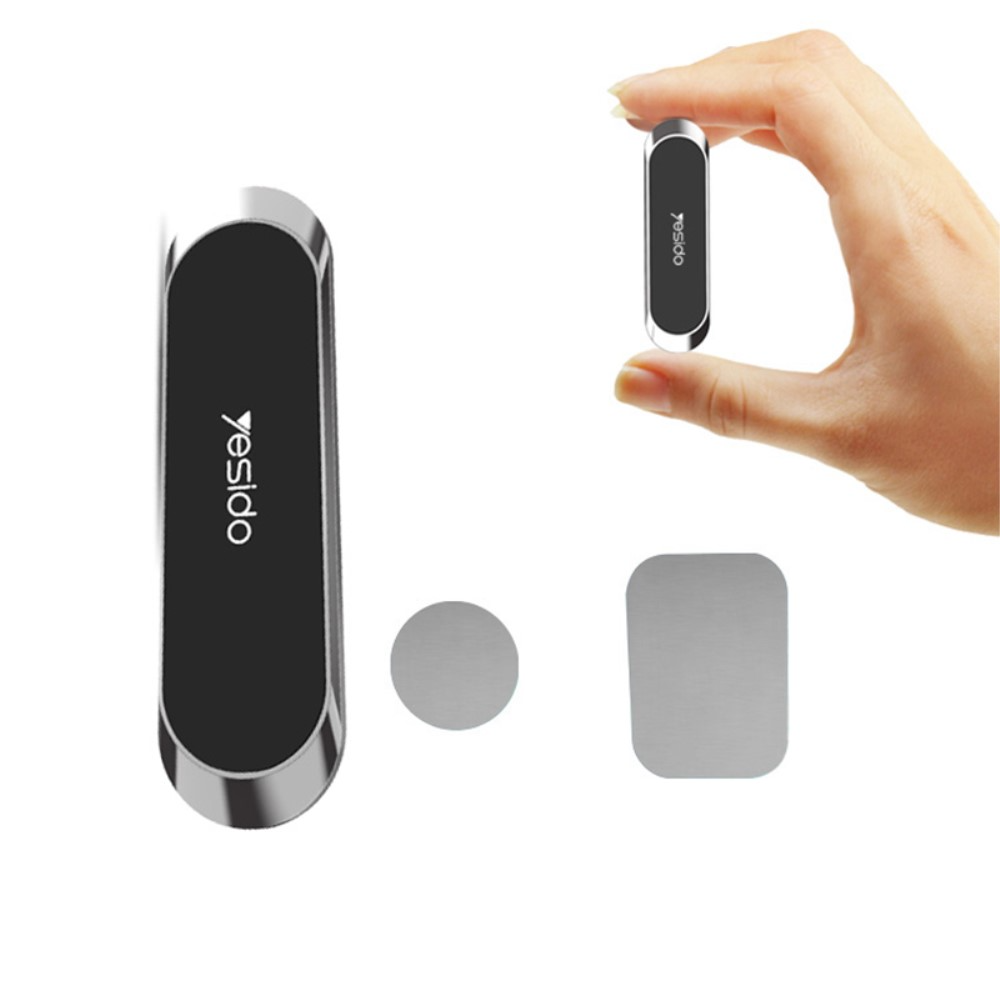 Magnetische Universal Halterung Selbstklebender Halter für Smartphone / Schlüssel / Notizen - Schwarz