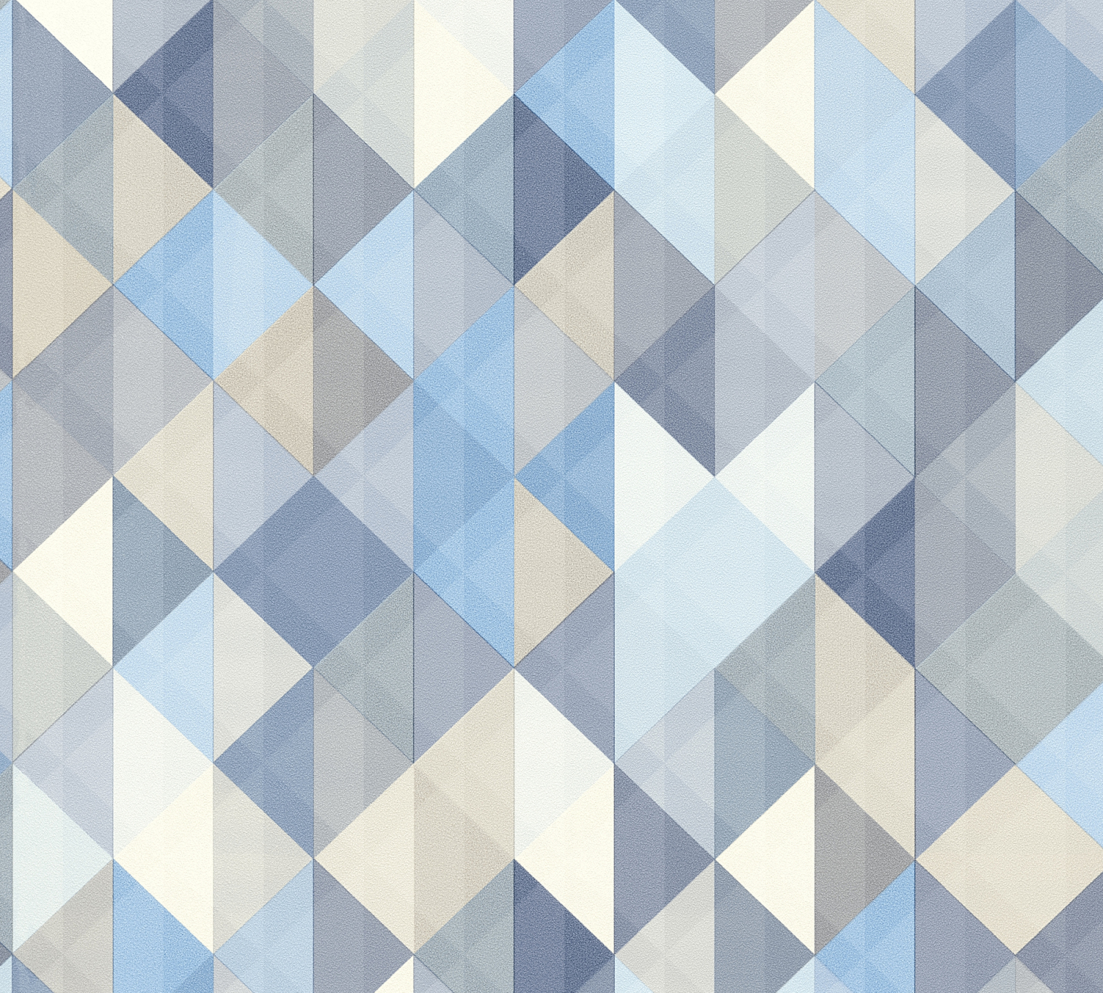 Vliestapete SCANDINAVIAN 2 - blau-creme-grau - 10 Meter