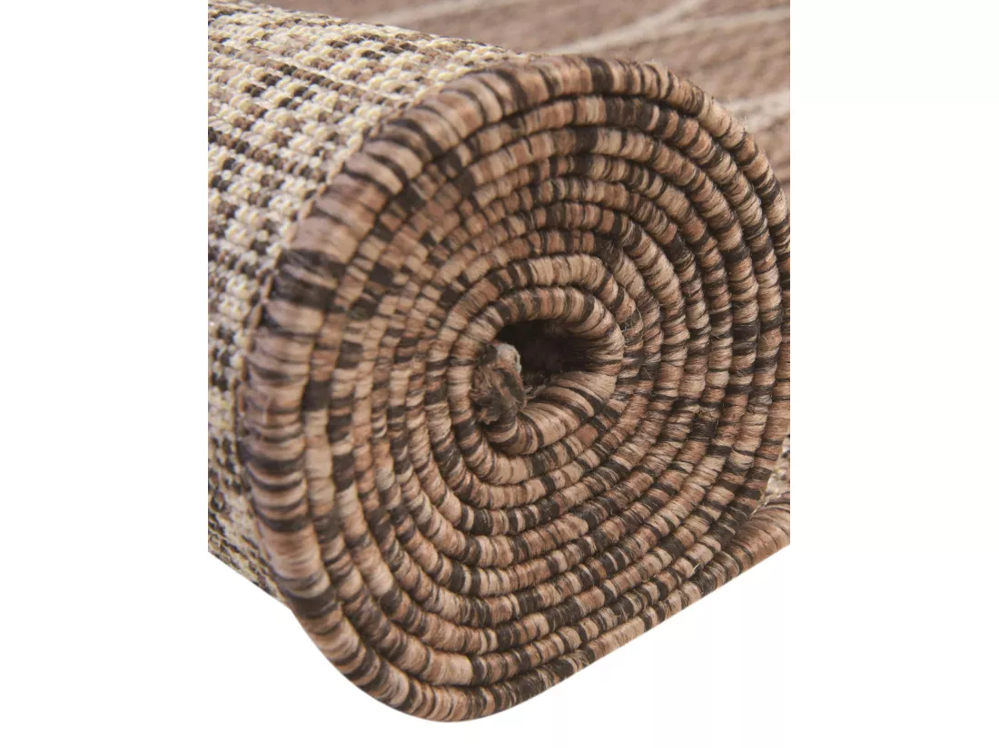 Tapis d'Extérieur - 239x160 - Marron - Tulum Geometrical