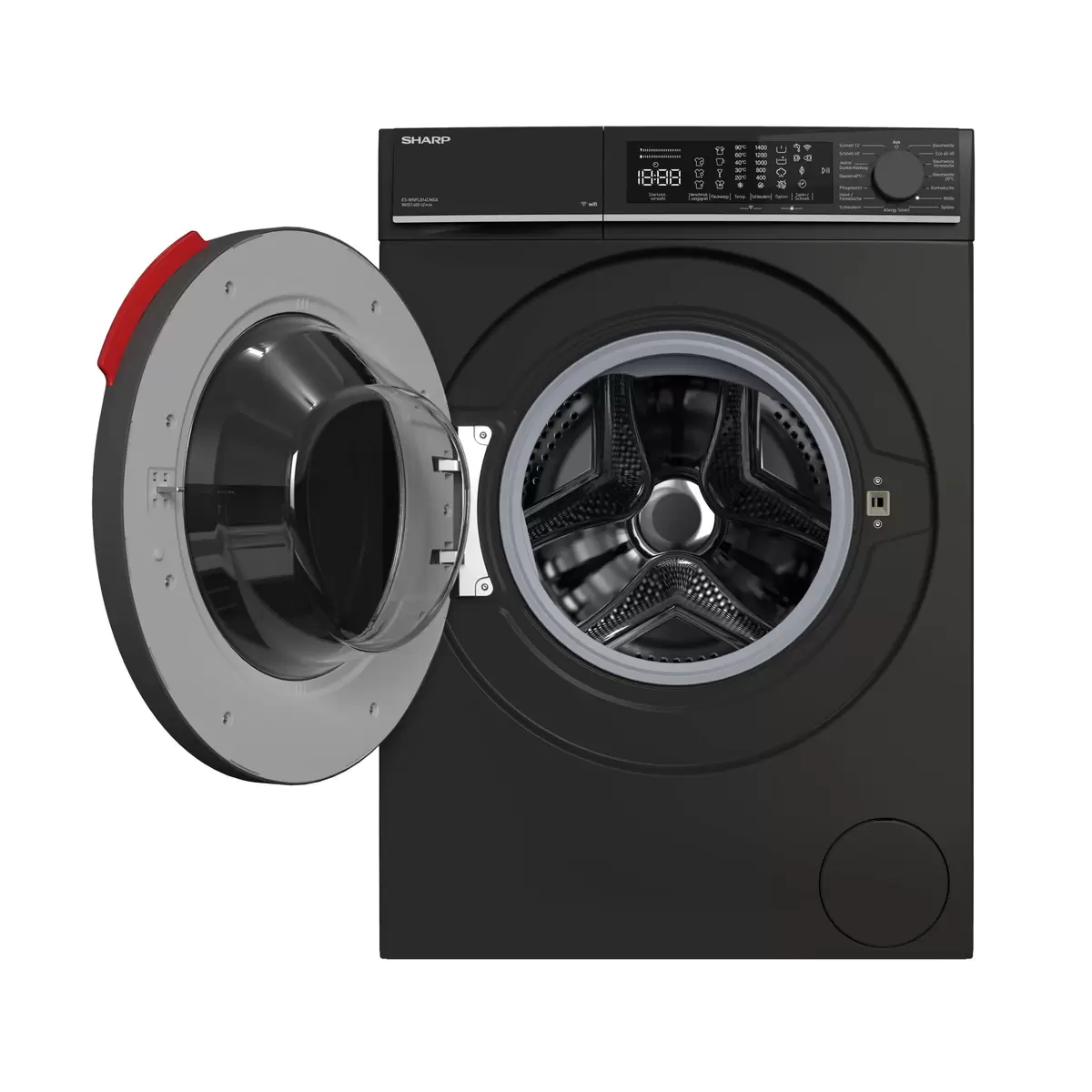 Waschmaschine 8kg Sharp ES-WNFL814CMDA-DE Schwarz