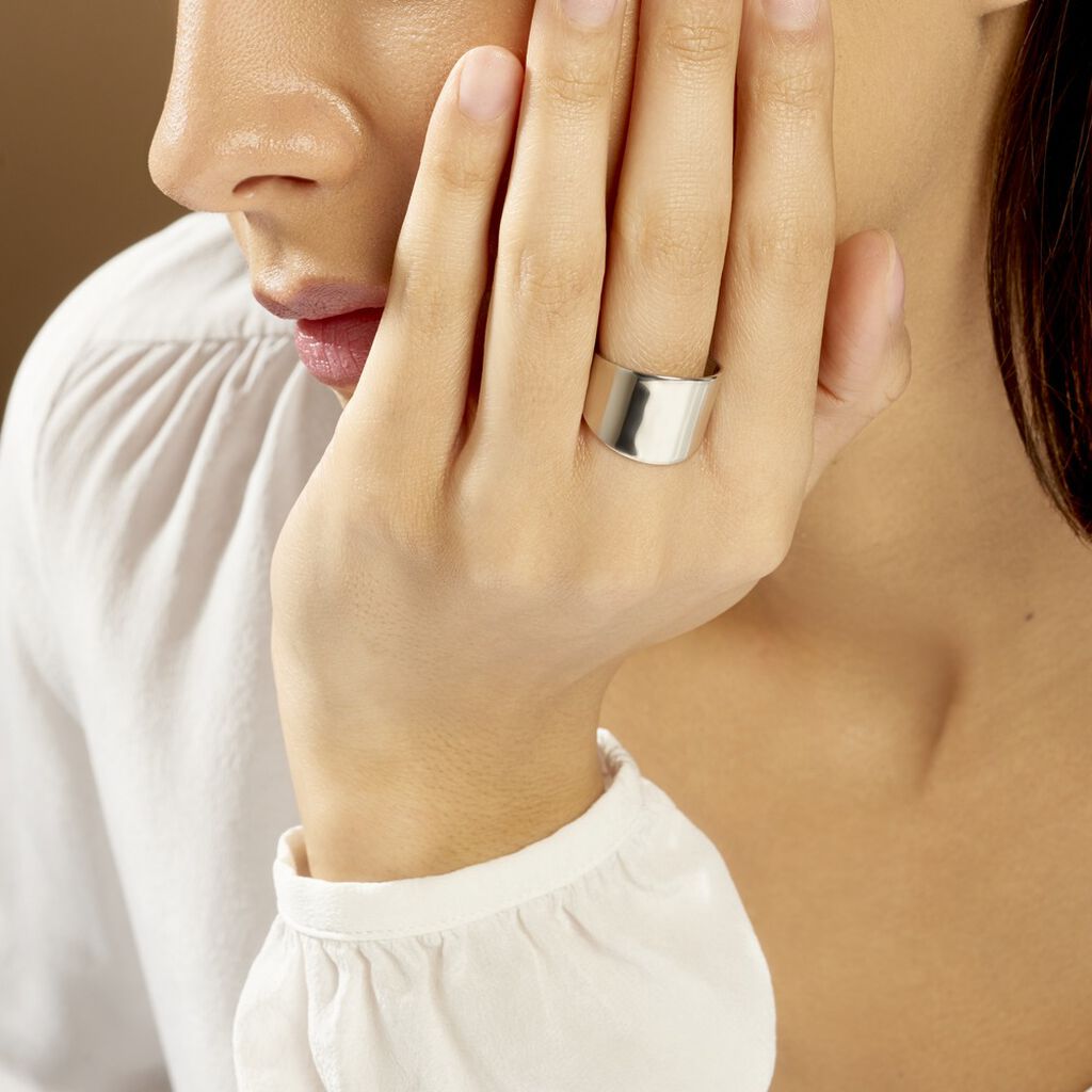 Bague Ascension Argent Blanc