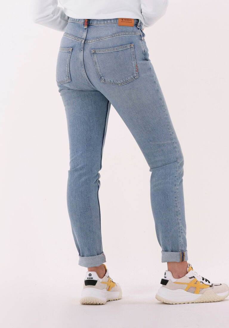SCOTCH & SODA lichtblauwe scotch & soda skinny jeans the line super high rise skinny