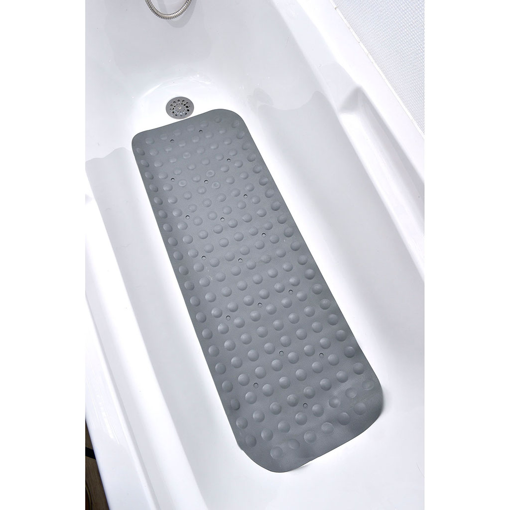 Fond de douche bulles PVC gris 50x50cm